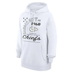 Kansas City Chiefs Starter Unisex Arch Team Fleece Pullover Hoodie - White discount