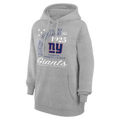 New York Giants Starter Unisex Arch Team Fleece Pullover Hoodie - Heather Gray sale