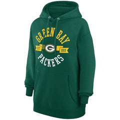 Green Bay Packers G-III 4Her by Carl Banks Women's City Graphic Team Fleece Pullover Hoodie - Green online