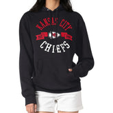 Kansas City Chiefs G-III 4Her by Carl Banks Women's City Graphic Team Fleece Pullover Hoodie - Black for sale