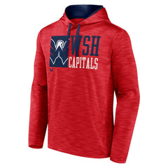Washington Capitals Fanatics Never Quit Pullover Hoodie - Red Hoodies