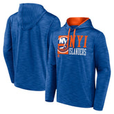 New York Islanders Fanatics Never Quit Pullover Hoodie - Royal Hoodies