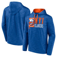 New York Islanders Fanatics Never Quit Pullover Hoodie - Royal Hoodies