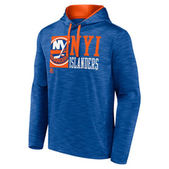 New York Islanders Fanatics Never Quit Pullover Hoodie - Royal Hoodies