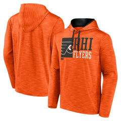 Philadelphia Flyers Fanatics Never Quit Pullover Hoodie - Orange Hoodies