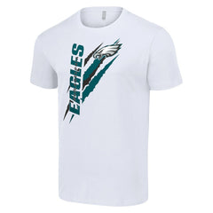 Philadelphia Eagles Starter Color Scratch T-Shirt - White discount