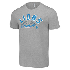 Detroit Lions Starter Half Ball Team T-Shirt - Heather Gray for sale