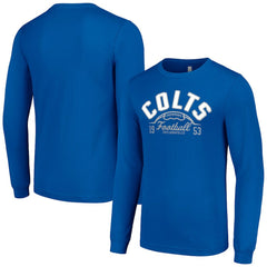 Indianapolis Colts Starter Half Ball Team Long Sleeve T-Shirt - Royal outlet
