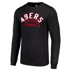 San Francisco 49ers Starter Half Ball Team Long Sleeve T-Shirt - Black online