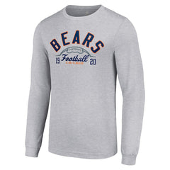 Chicago Bears Starter Half Ball Team Long Sleeve T-Shirt - Heather Gray for sale