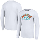 Miami Dolphins Starter Half Ball Team Long Sleeve T-Shirt - White online