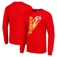 Kansas City Chiefs Starter Color Scratch Long Sleeve T-Shirt - Red online