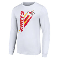 Kansas City Chiefs Starter Color Scratch Long Sleeve T-Shirt - White cheap