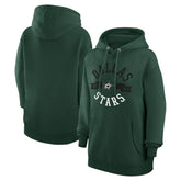 Dallas Stars G-III 4Her by Carl Banks Women's City Graphic Fleece Pullover Hoodie - Green Hoodies