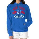 New York Rangers G-III 4Her by Carl Banks Women's City Graphic Fleece Pullover Hoodie - Blue Hoodies