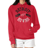 Detroit Red Wings G-III 4Her by Carl Banks Women's City Graphic Fleece Pullover Hoodie - Red Hoodies