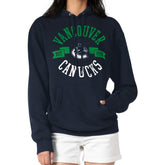 Vancouver Canucks G-III 4Her by Carl Banks Women's City Graphic Fleece Pullover Hoodie - Navy Hoodies