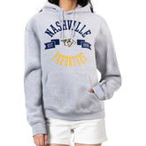 Nashville Predators G-III 4Her by Carl Banks Women's City Graphic Fleece Pullover Hoodie - Heather Gray Hoodies