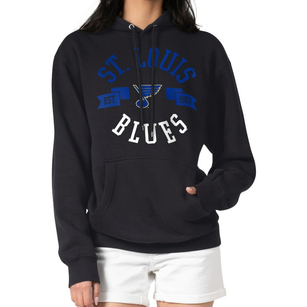 St. Louis Blues G-III 4Her by Carl Banks Women's City Graphic Fleece Pullover Hoodie - Black Hoodies