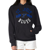 St. Louis Blues G-III 4Her by Carl Banks Women's City Graphic Fleece Pullover Hoodie - Black Hoodies
