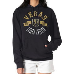 Vegas Golden Knights G-III 4Her by Carl Banks Women's City Graphic Fleece Pullover Hoodie - Black Hoodies