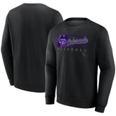 Colorado Rockies Focus Fleece Pullover Sweatshirt Black