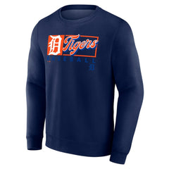 Detroit Tigers Focus Fleece Pullover Sweatshirt Navy
