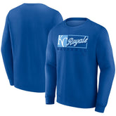 Kansas City Royals Focus Fleece Pullover Sweatshirt Royal