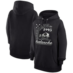 Colorado Avalanche Starter Arch City Team Graphic Fleece Pullover Hoodie - Black Hoodies