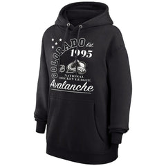 Colorado Avalanche Starter Arch City Team Graphic Fleece Pullover Hoodie - Black Hoodies