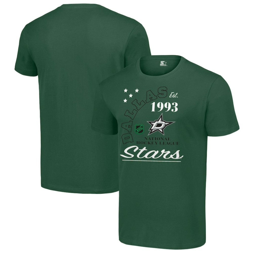 Dallas Stars Starter Arch City Team Graphic T-Shirt - Green T-shirts