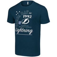 Tampa Bay Lightning Starter Arch City Team Graphic T-Shirt - Navy T-shirts
