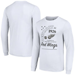 Detroit Red Wings Starter Arch City Theme Graphic Long Sleeve T-Shirt - White T-shirts