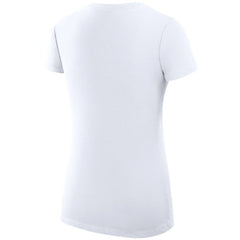 St. Louis Blues G-III 4Her by Carl Banks Women's Super-Slim Fit Lightweight Dot Print Team V-Neck T-Shirt - White T-shirts