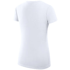 Tampa Bay Lightning G-III 4Her by Carl Banks Women's Super-Slim Fit Lightweight Dot Print Team V-Neck T-Shirt - White T-shirts