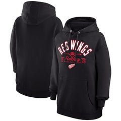 Detroit Red Wings Starter Puck Pullover Hoodie - Black Hoodies