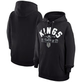 Los Angeles Kings Starter Puck Pullover Hoodie - Black Hoodies