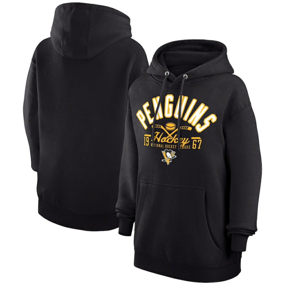 Pittsburgh Penguins Starter Puck Pullover Hoodie - Black Hoodies