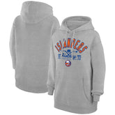 New York Islanders Starter Puck Pullover Hoodie - Heather Gray Hoodies