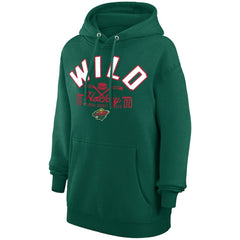 Minnesota Wild Starter Puck Pullover Hoodie - Green Hoodies