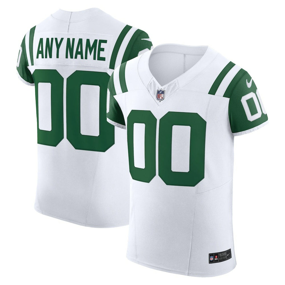 New York Jets Vapor F.U.S.E. Elite Custom Jersey - White for sale