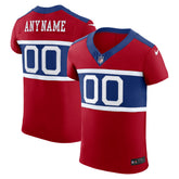 New York Giants Alternate Vapor F.U.S.E. Elite Custom Jersey - Red online