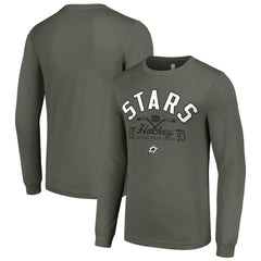 Dallas Stars Starter Puck Long Sleeve T-Shirt - Green T-shirts