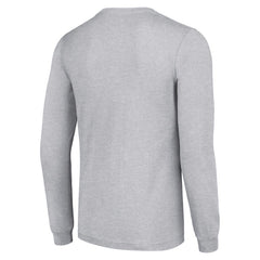 Minnesota Wild Starter Puck Long Sleeve T-Shirt - Heather Gray T-shirts
