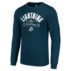 Tampa Bay Lightning Starter Puck Long Sleeve T-Shirt - Navy T-shirts