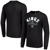 Los Angeles Kings Starter Puck Long Sleeve T-Shirt - Black T-shirts