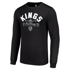 Los Angeles Kings Starter Puck Long Sleeve T-Shirt - Black T-shirts