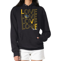Golden State Warriors G-III 4Her by Carl Banks Women's Basketball Love Fleece Pullover Hoodie sale - Black cheap