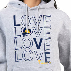 Indiana Pacers G-III 4Her by Carl Banks Women's Basketball Love Fleece Pullover Hoodie - Heather Gray sale