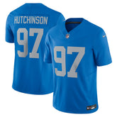 Aidan Hutchinson Detroit Lions Vapor F.U.S.E. Alternate Limited Jersey - Blue on sale